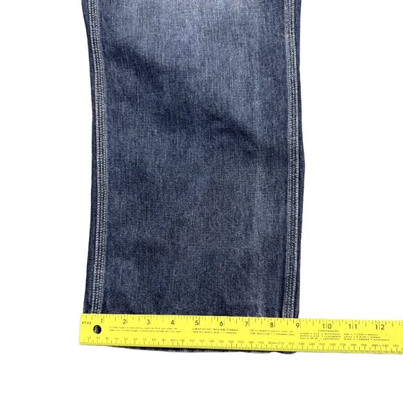 Vintage Disney Winnie Pooh Chasing Bumblebee’s Overalls Womens M Denim Jean Bib - Picture 12 of 14